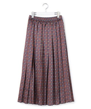 J.PRESS YORK STREET 【WOMEN】オリジナルプリント プリーツスカート