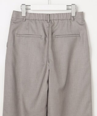 J.PRESS LADIES L OXIJEWEL ストレッチ ストレート パンツ グレー系