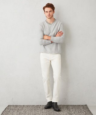 JOSEPH ABBOUD 【サスティナブル】オーガニックストレッチデニム ホワイト系