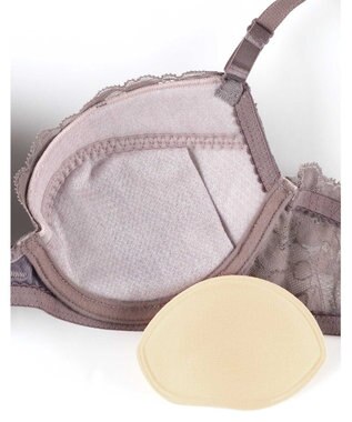 une nana cool リボンブラレース　胸もとフィットながもち～動いてもキレイはつづく～ ブラウン