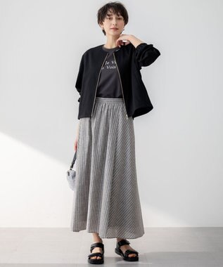 23区 【洗える】カラーロゴ Tシャツ グレー系