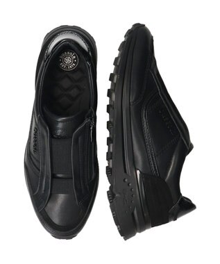 INTER-CHAUSSURES 【BUSSOLA】サイドジップスニーカー ブラック