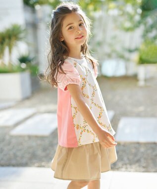 組曲 KIDS 【150-160cm】フェイクスカート キュロット ベージュ系