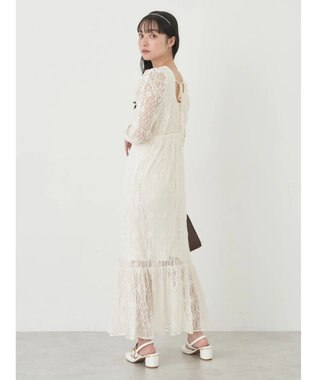 earth music&ecology 総レースワンピース Off White