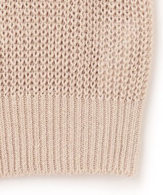 BEIGE， OLIVIER / 半袖ニット Flax