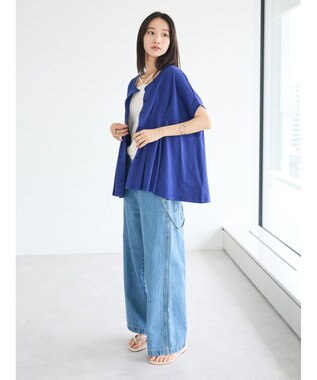 CRAFT STANDARD BOUTIQUE 前後2WAYタックプルオーバー Blue