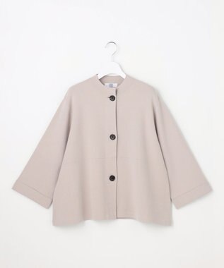 J.PRESS LADIES L 【季節の変わり目に】VIGODA ニット ジャケット グレージュ系