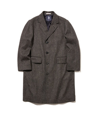 J.PRESS MEN 【J.PRESS ORIGINALS】Lambs Tweed Single Chester Coat / Japan Made
