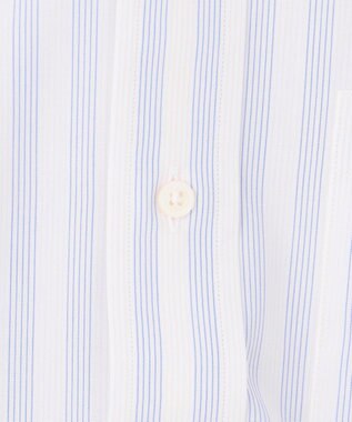 J.PRESS MEN 【PREMIUM PLEATS / 形態安定】ダッパーストライプシャツ / B.D. サックスブルー系1