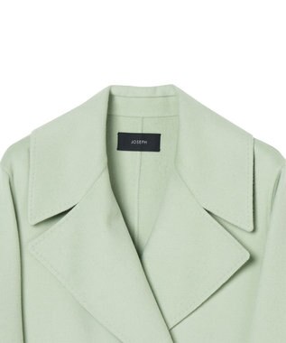 JOSEPH ライトダブルフェイス　ショートコート Matcha