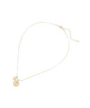 YECCA VECCA ステンレスコインネックレス Gold