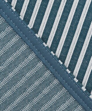 J.PRESS LADIES 【WEB限定】 ピンストライプジャージー バンドカラー カットソー グリーン系1