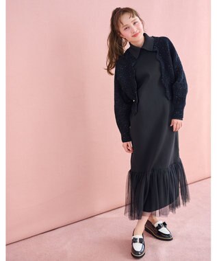 TOCCA NOBLE RIBBON LOFER SHOES ローファー ブラック系5