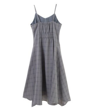 earth music&ecology フリルキャミワンピース Blue Gray