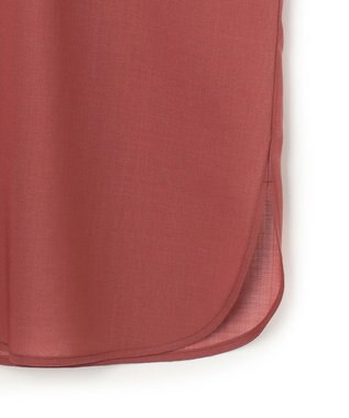 BEIGE， MOYE / ニットドッキング ロングスリーブブラウス L.Bordeaux