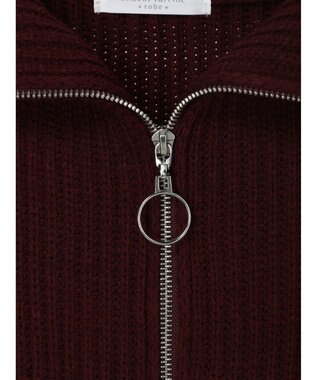 Green Parks Ｚｉｐ付きアゼニットチュニック Brown