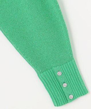 組曲 【WEB限定】SOBANEラメカーディガン グリーン系