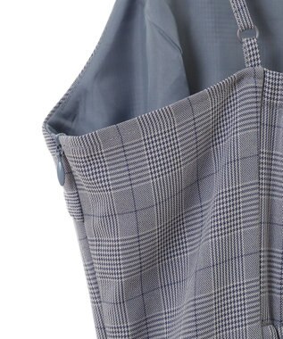 earth music&ecology フリルキャミワンピース Blue Gray