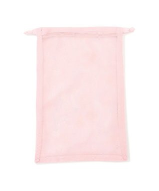 Chacott フラワー半メッシュ巾着M ロイヤルピンク