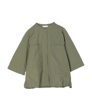 CRAFT STANDARD BOUTIQUE ＢＩＧポケットナイロンブラウス Khaki