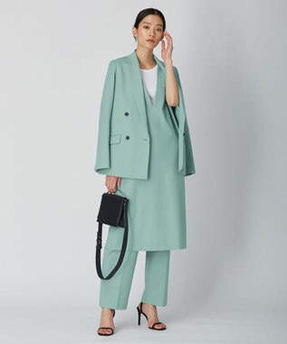 ICB 【洗える】 LooseWeave ワイドストレートパンツ エクリュ系