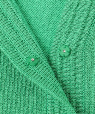 組曲 【WEB限定】SOBANEラメカーディガン グリーン系