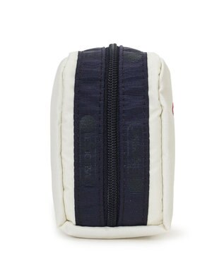 LeSportsac SQUARE COSMETIC/トリコロールハートエンブロイダリー トリコロールハートエンブロイダリー