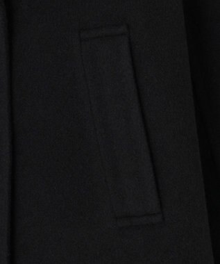 23区 【滝沢眞規子さん着用】MANTECOPureリバー Pコート ブラック系