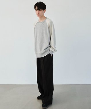 WEGO 【ユニセックス着用ITEM/SMLサイズ展開】バギースラックス ブラック