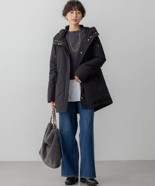 23区 L 【GLOW10月号掲載/洗える】ナチュラルコットンベアコンビ カットソー ホワイト系