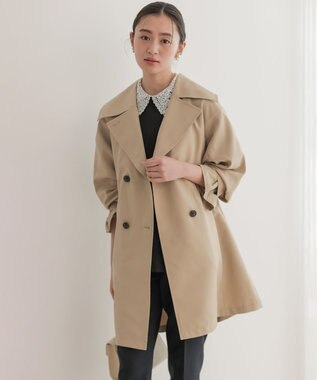 組曲 リラクシング トレンチコート ベージュ系