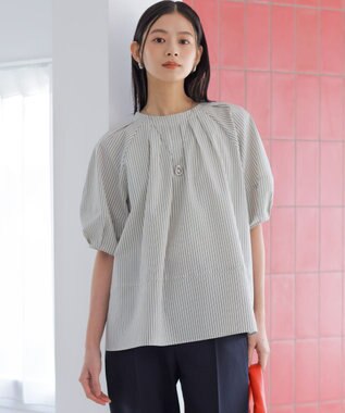 組曲 センターパールメタルリングネックレス シルバー系