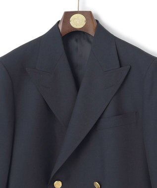 J.PRESS MEN 【J.PRESS ORIGINALS】PEPPIN MERINO TOROPICAL 4B BLAZER / JAPAN MADE / New Authentic-Fit ネイビー系