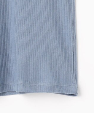 J.PRESS LADIES S カシミヤシルク シアーリブ タートル カットソー サックス系