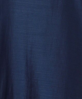 UNFILO ライトシアー クロップドシャツ ダークブルー