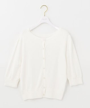 ANY SIS 【UVケア】ハーフスリーブ2WAY カーディガン オフホワイト
