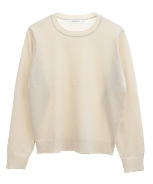 AMERICAN HOLIC ラメ入りクルーネックニットプルオーバー Ivory