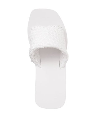 San-ai Resort（三愛水着楽園） 【SALE】スクエア編み込みビーチサンダル【San-ai Resort（サンアイリゾート）】