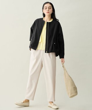 ANY L 撥水バルーンブルゾン ブラック