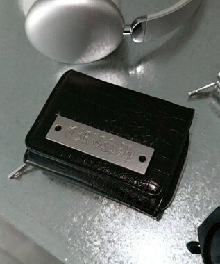 WEGO プレートクロコウォレット ブラック