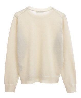 AMERICAN HOLIC ラメ入りクルーネックニットプルオーバー Ivory