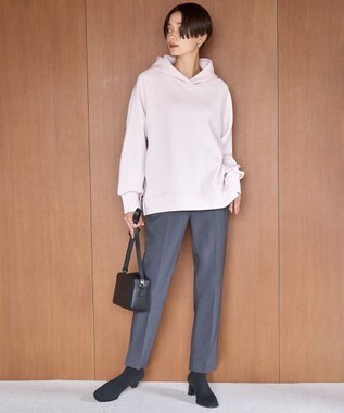 UNFILO イージーケア  テーパードパンツ チャコールグレー