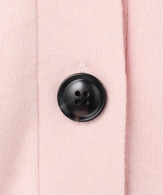 UNFILO 【野呂佳代さん着用】コットンカシミヤニット Vネックカーディガン ピンク