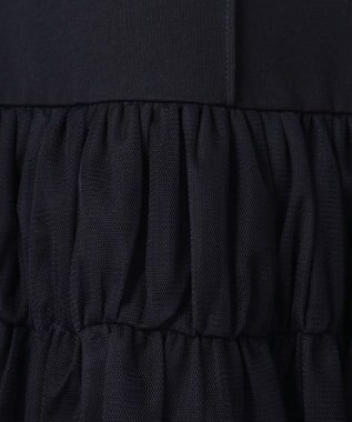 組曲 【先行予約】GIZAコットンチュールコンビ カットソー ネイビー系