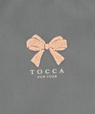 TOCCA PUFFY ICON SUBBAG サブバッグ【星風まどかさん着用】 グレー×リボン