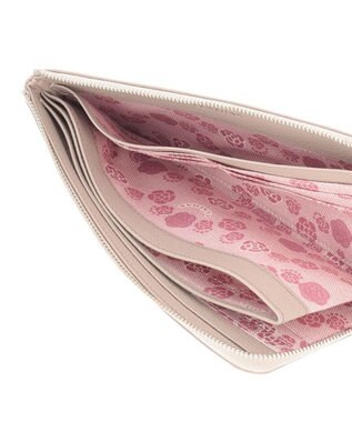 CLATHAS カイト Lファスナー長財布 グレージュ