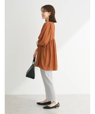 Green Parks ＢＰ　ボリュームスリーブチュニック Brown