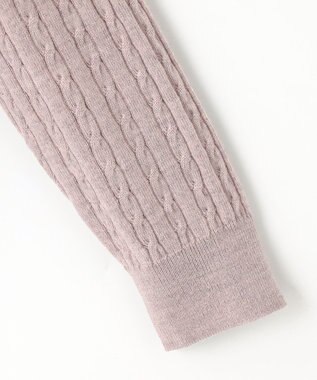 J.PRESS LADIES 【洗える】KNIT BASIC クルーネック カーディガン ベージュ系