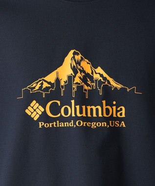 Columbia Columbia/ アーバンハイクグラフィックロングスリーブTシャツ /コロンビア Collegiate Navy、 Front Print