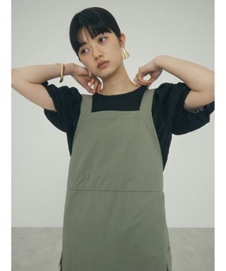 Green Parks ａ．ポケット付きジャンスカ Khaki